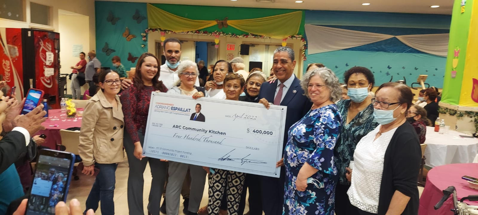 Congressman Espaillat secures funding for ARC Community Kitchen - ARC ...